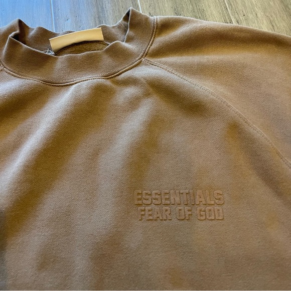Fear of God- brown crewneck sweater - Picture 6 of 6